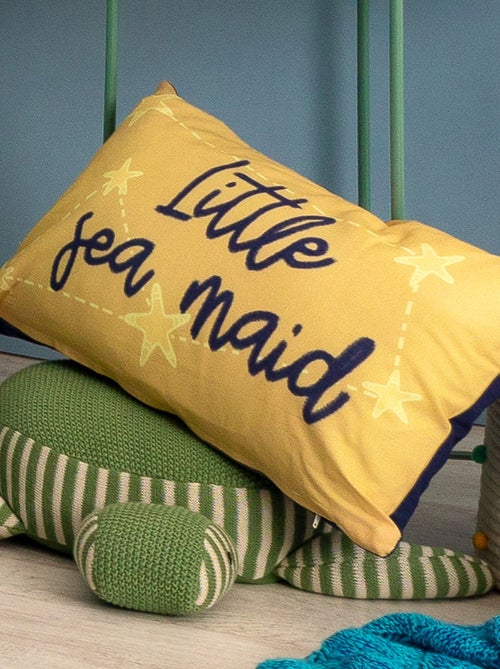 Housse de coussin Happy mermaid "Happyfriday" - Kiabi