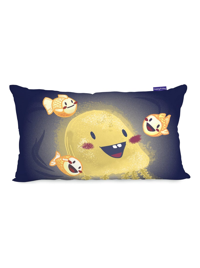 Housse de coussin Happy mermaid "Happyfriday" Blanc - Kiabi