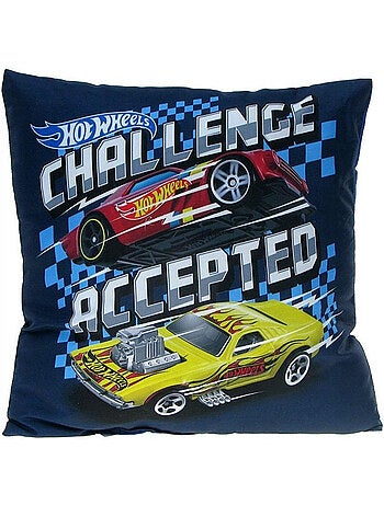 Housse de coussin Hot Wheels 35 x 35 cm microfibre – Design course