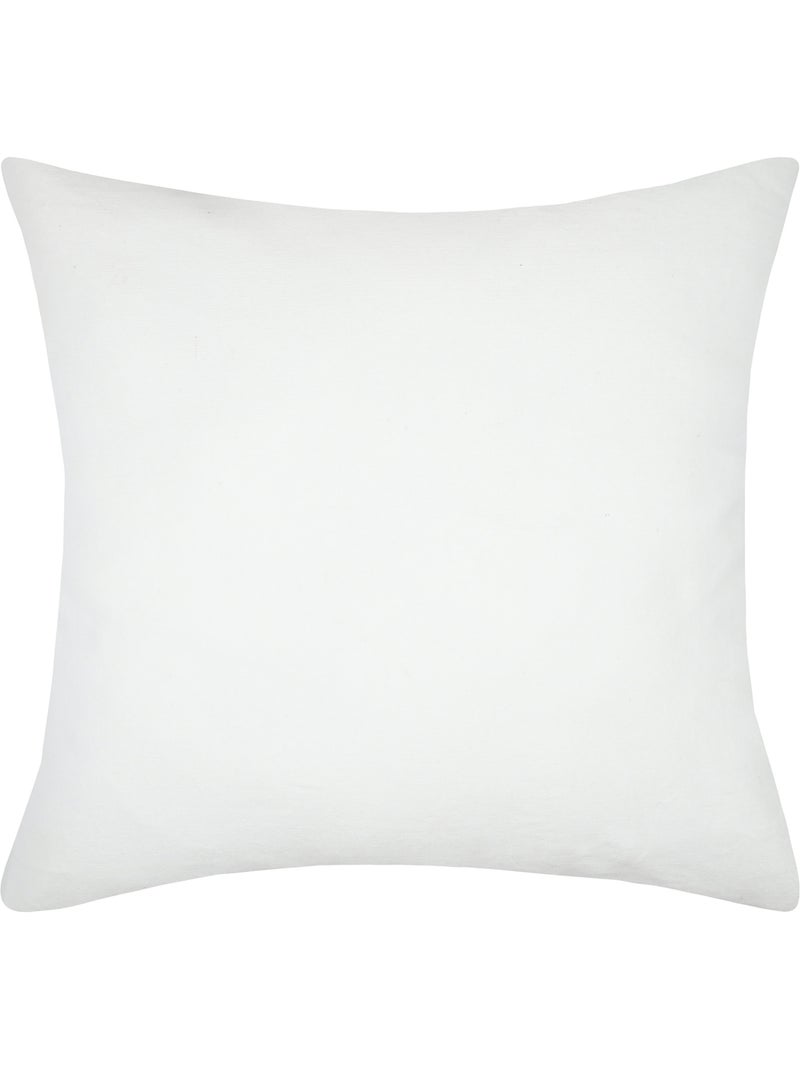 Housse de coussin imprimée graphique en coton Noir - Kiabi