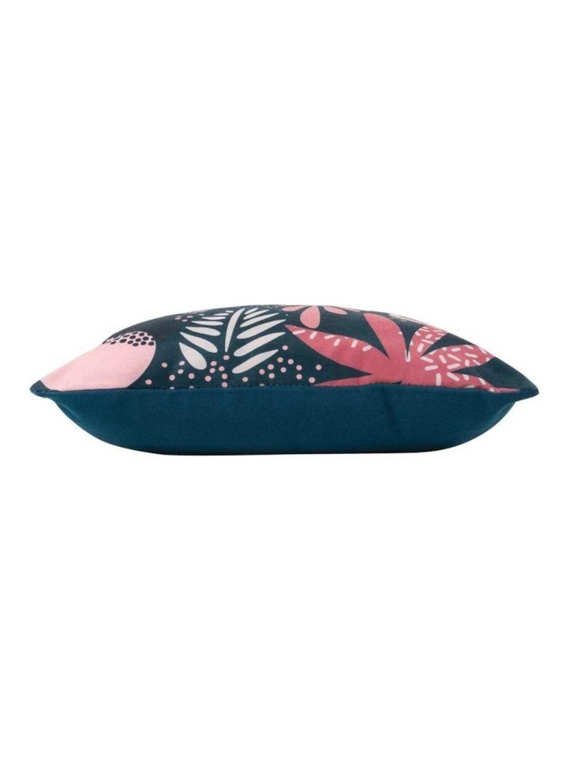 Housse de coussin imprimée Saresti 40x40 cm Bleu - Kiabi