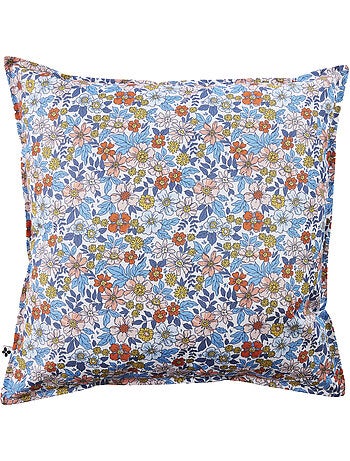 Housse de Coussin int/ext polyester imprimé + enduction Danaé Fleurs