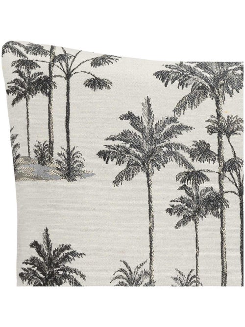Housse de coussin jacquard exotique - Kiabi