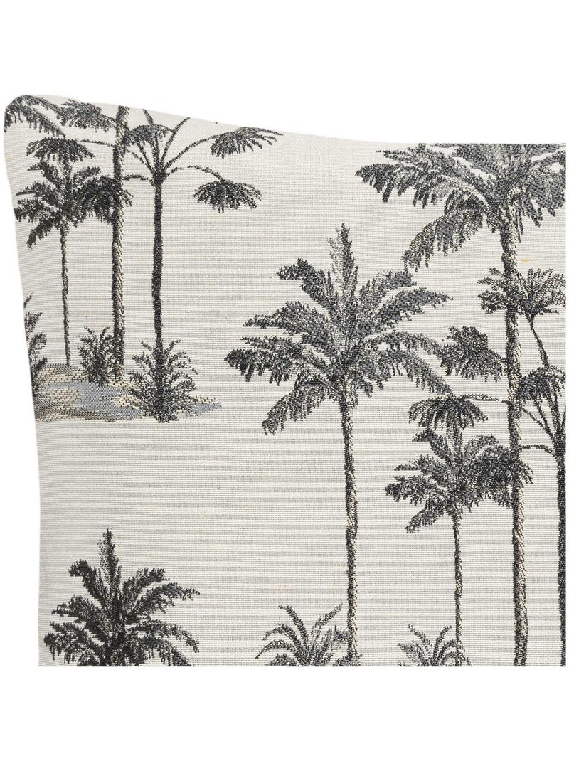 Housse de coussin jacquard exotique Multicolore - Kiabi