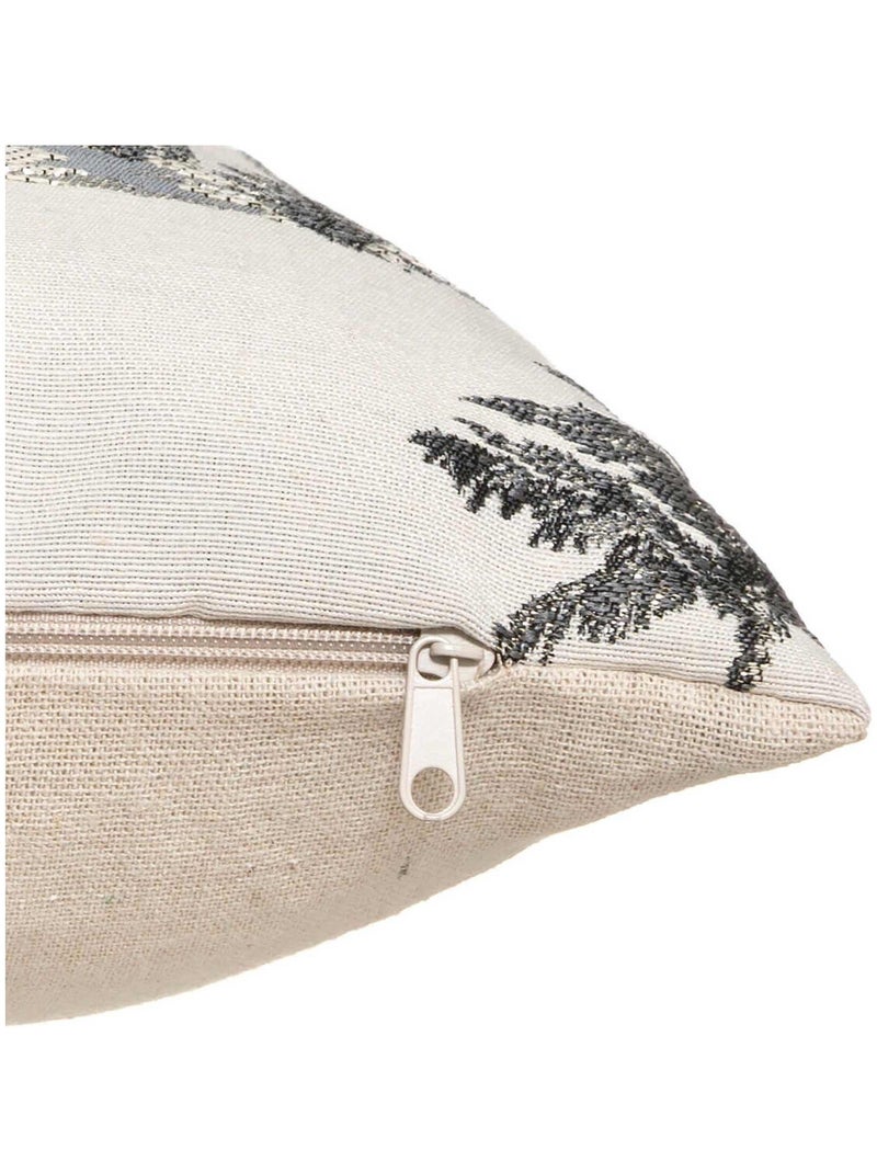 Housse de coussin jacquard exotique Multicolore - Kiabi