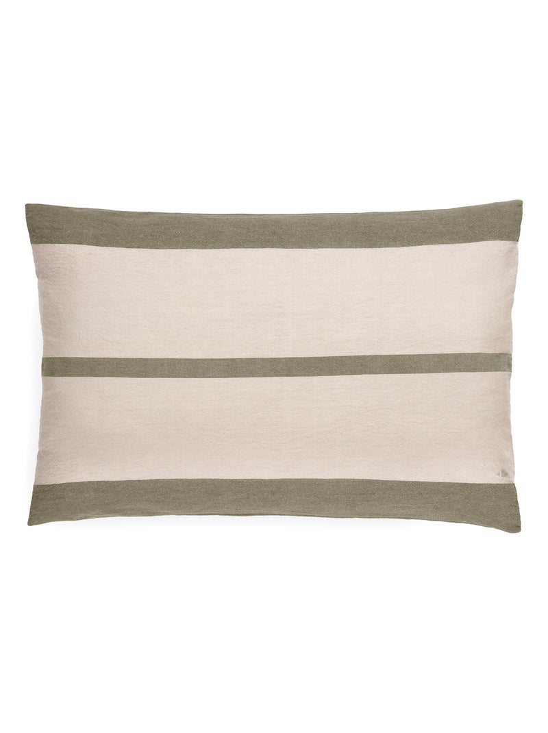 Housse de coussin JANIS Vert bouteille - Kiabi