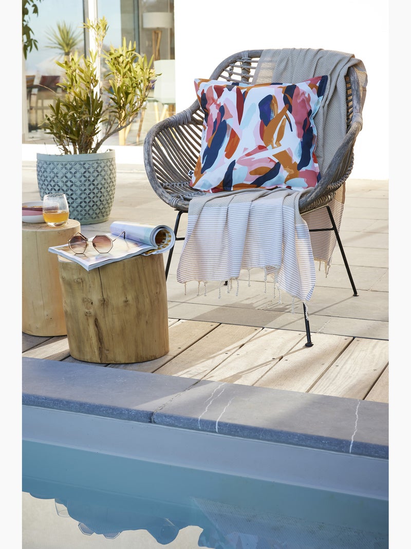 Housse de Coussin – Julianne Abstrait Multicolore Rose - Kiabi