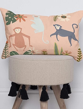Housse de coussin Jungle life "Happyfriday