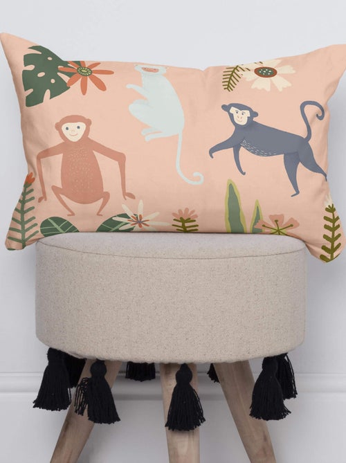 Housse de coussin Jungle life "Happyfriday" - Kiabi