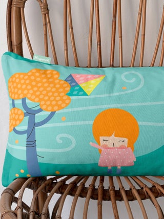 Housse de coussin Kite "Happyfriday"