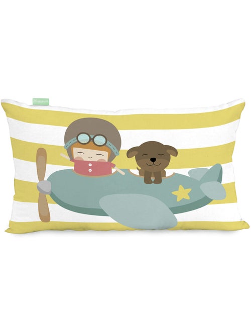 Housse de coussin Learning to fly "Happyfriday" - Kiabi Housse de coussin Learning to fly "Happyfriday" - Kiabi