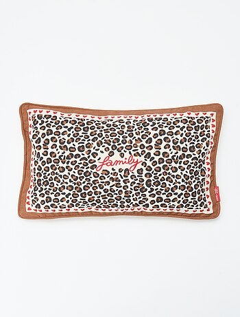 Housse de coussin léopard Agathe Sorlet x Kiabi - 30 x 50 cm