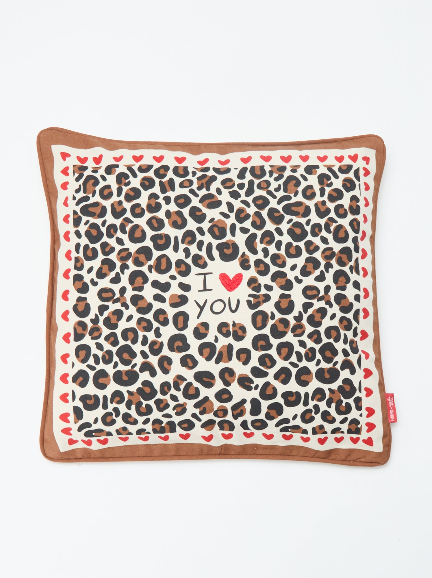 Housse de coussin léopard Agathe Sorlet x Kiabi - 45 x 45 cm