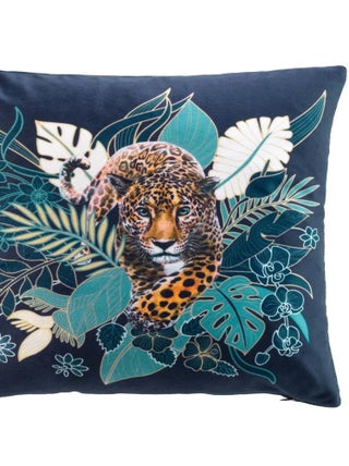Housse de Coussin Leopard feline 40 x 40 cm