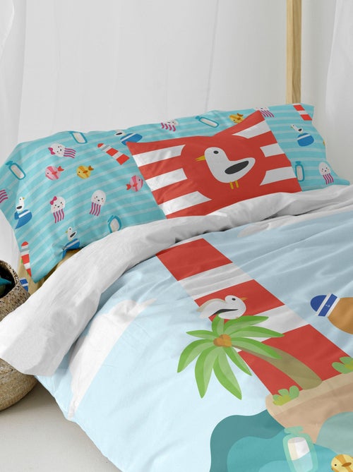 Housse de coussin Lighthouse "Happyfriday" - Kiabi