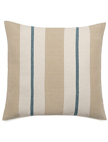 Housse de coussin lin et coton lavé JUNKO