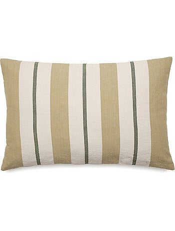 Housse de coussin lin et coton lavé JUNKO
