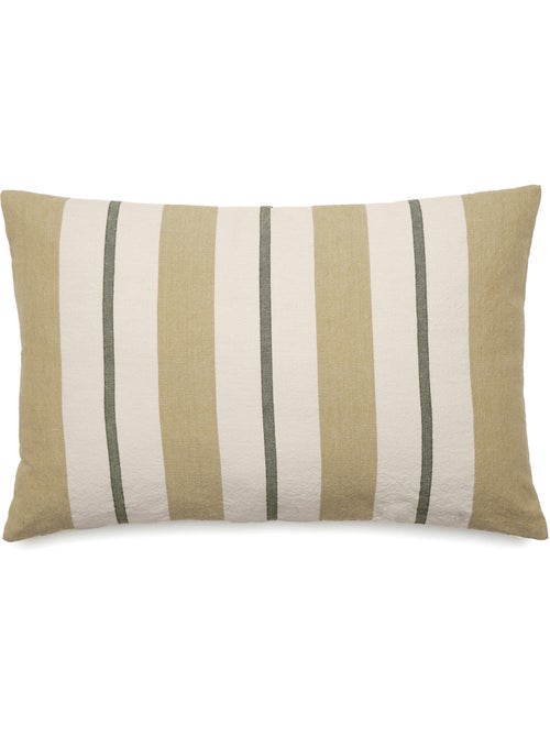 Housse de coussin lin et coton lavé JUNKO - Kiabi Housse de coussin lin et coton lavé JUNKO - Kiabi