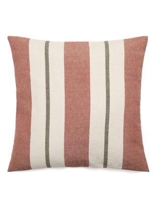 Housse de coussin lin et coton lavé JUNKO