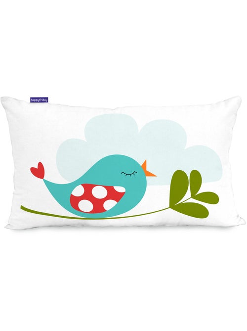 Housse de coussin Little birds "Happyfriday" - Kiabi