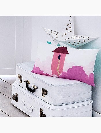 Housse de coussin long braid "happyfriday