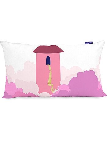 Housse de coussin long braid "happyfriday