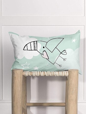 Housse de coussin Macaque "Happyfriday