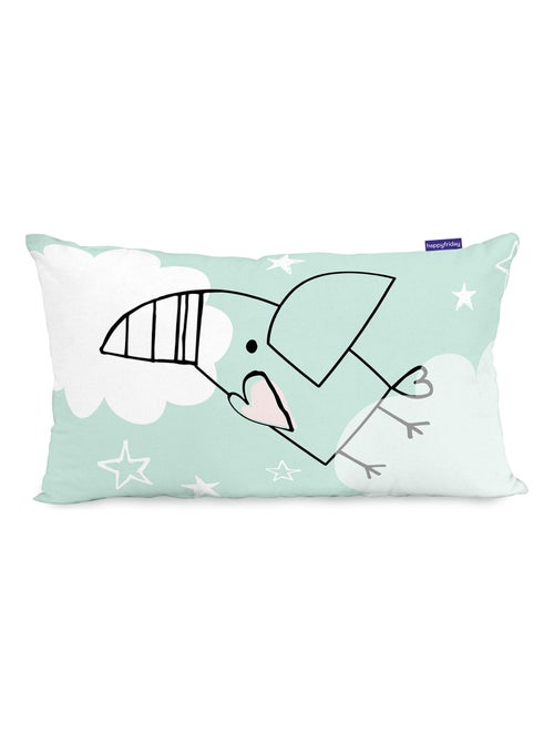 Housse de coussin Macaque "Happyfriday" - Kiabi