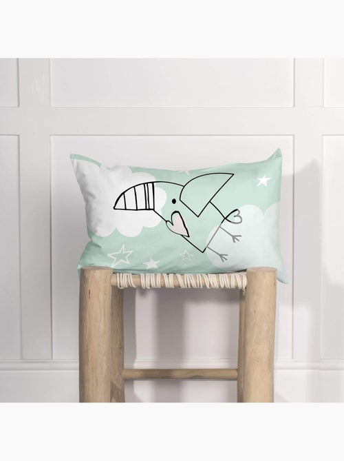 Housse de coussin Macaque "Happyfriday" - Kiabi