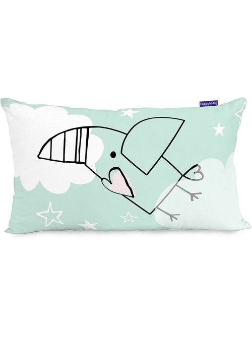 Housse de coussin Macaque "Happyfriday" - Kiabi