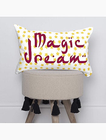 Housse de coussin magic rug "happyfriday