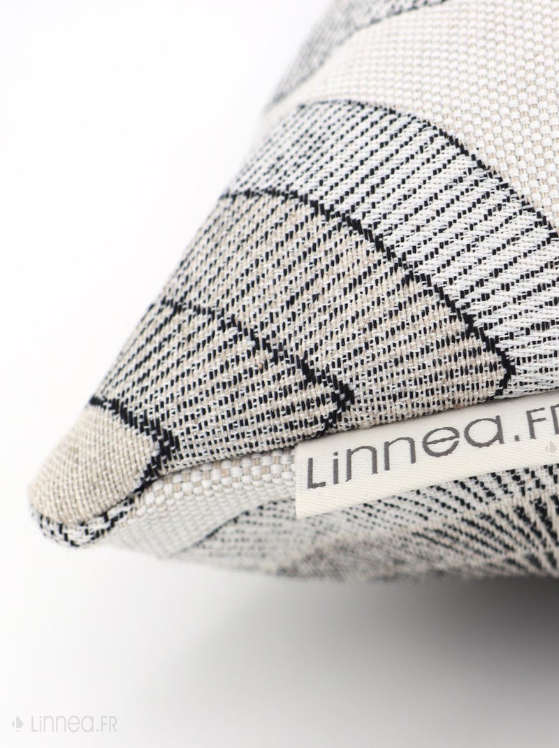 Housse de coussin MAMA Carré Gris clair - Kiabi
