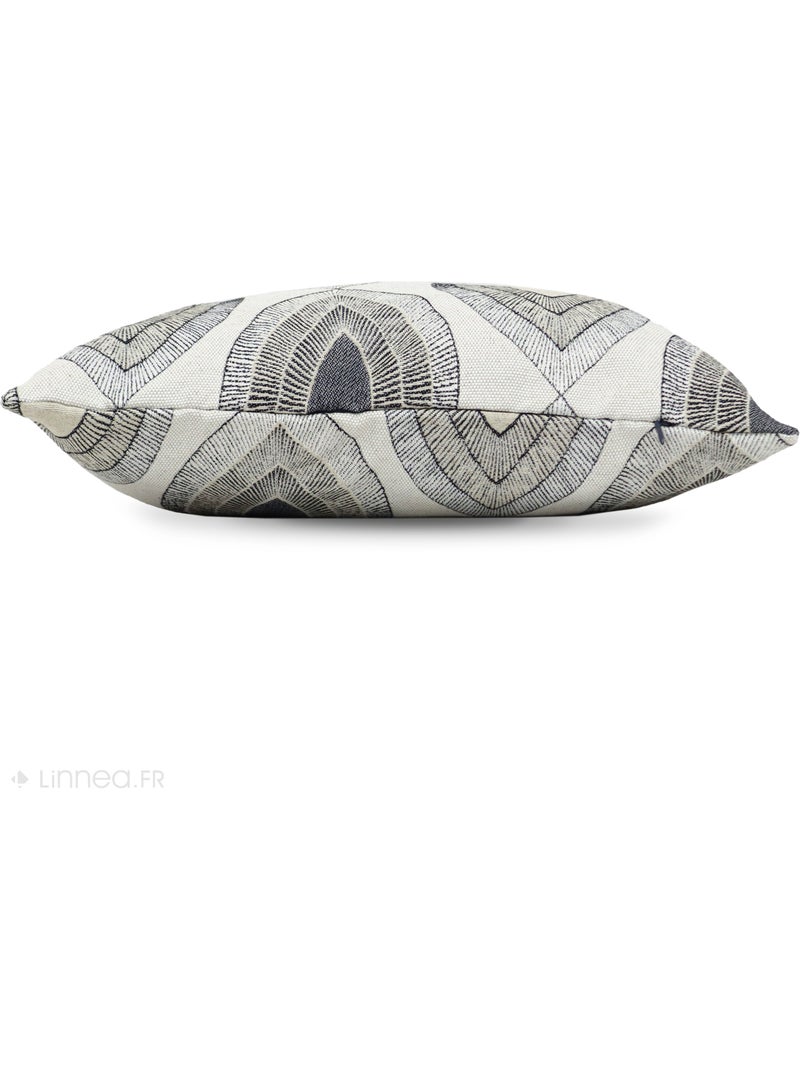 Housse de coussin MAMA Carré Gris clair - Kiabi