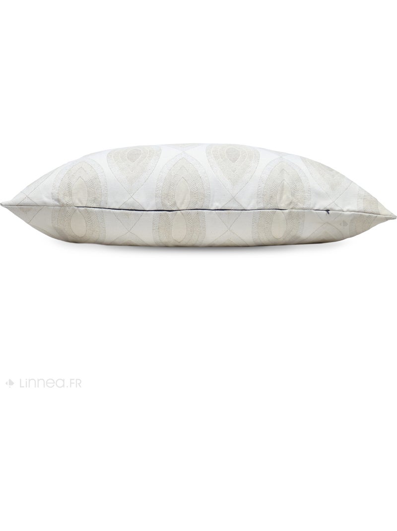 Housse de coussin MAMA Rectangulaire Blanc Ecru Blanc - Kiabi