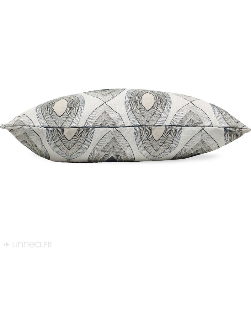Housse de coussin MAMA Rectangulaire Gris clair - Kiabi