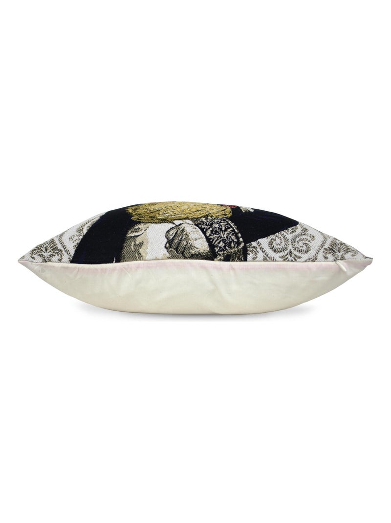 Housse de coussin MARÉCHAL Gris chiné - Kiabi