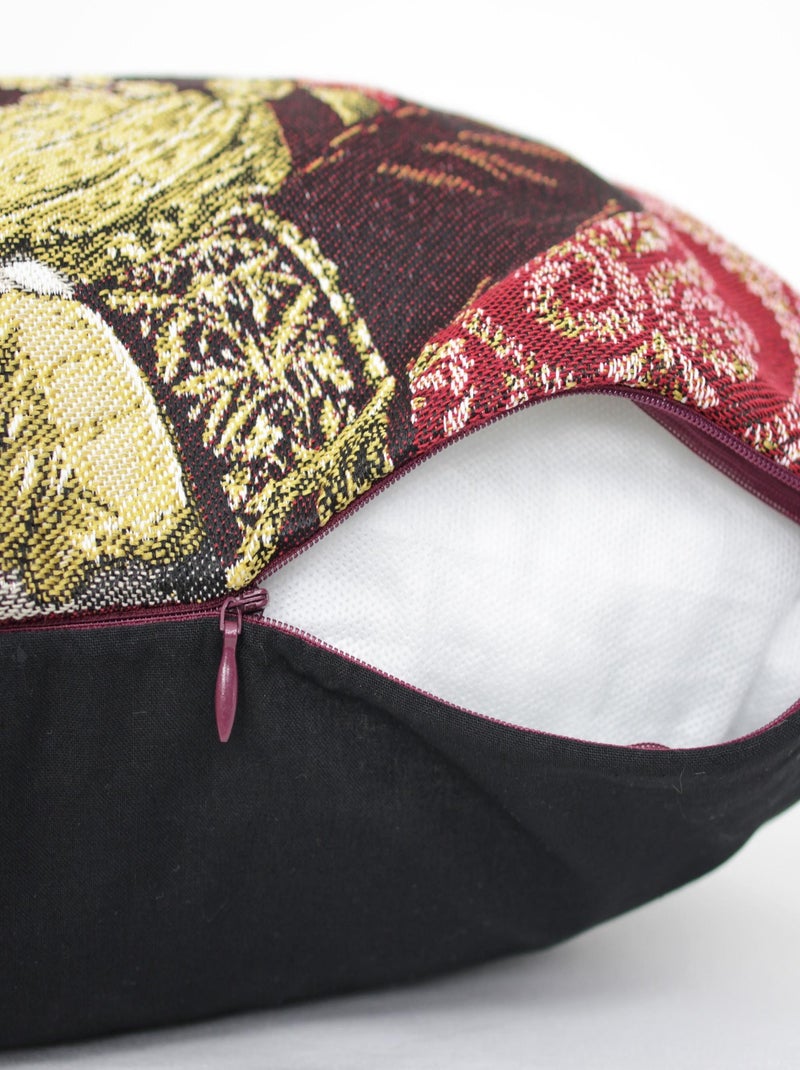 Housse de coussin MARÉCHAL Rouge pourpre - Kiabi