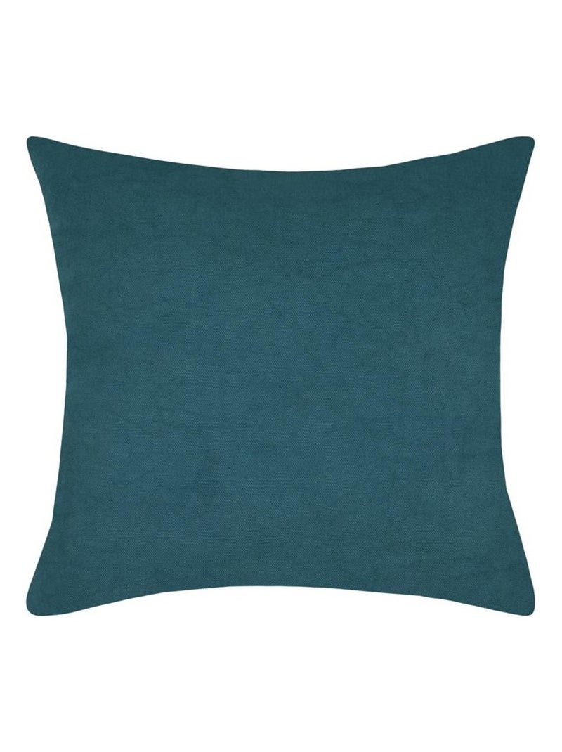 Housse de coussin Maria fleur Bleu - Kiabi