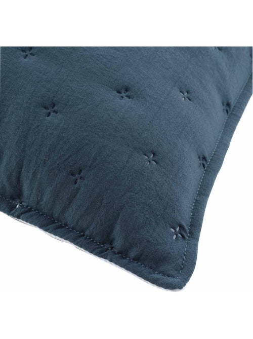 Housse de coussin microfibre bicolore Mellow chic - Kiabi Housse de coussin microfibre bicolore Mellow chic - Kiabi