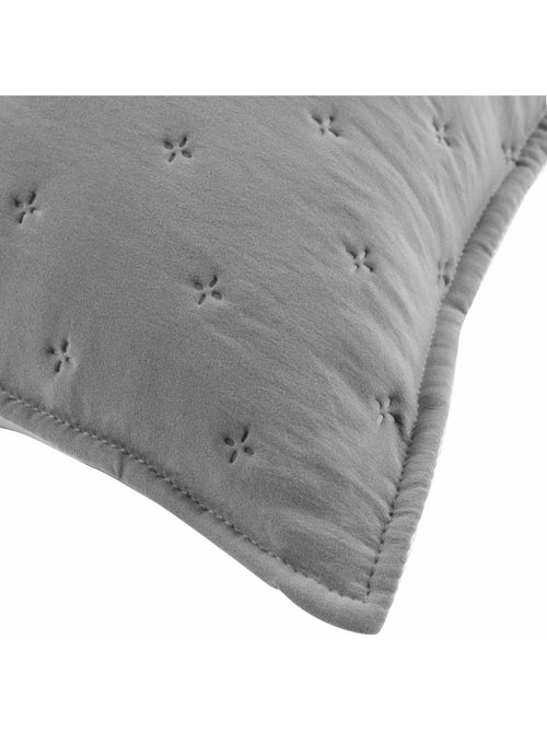 Housse de coussin microfibre bicolore Mellow chic - Kiabi Housse de coussin microfibre bicolore Mellow chic - Kiabi