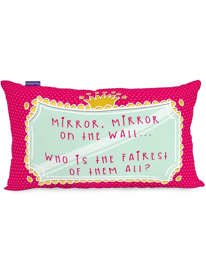 Housse de coussin Mirror mirror "Happyfriday" Multicolore - Kiabi