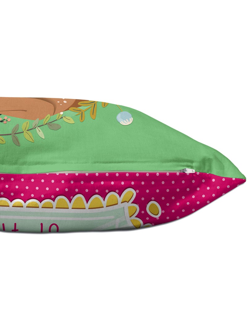 Housse de coussin Mirror mirror "Happyfriday" Multicolore - Kiabi
