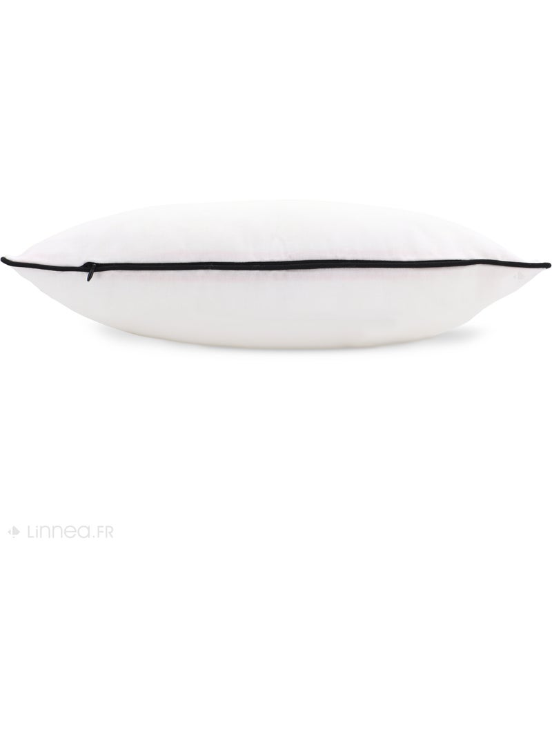 Housse de coussin MONTSEGUR Rectangulaire Blanc - Kiabi