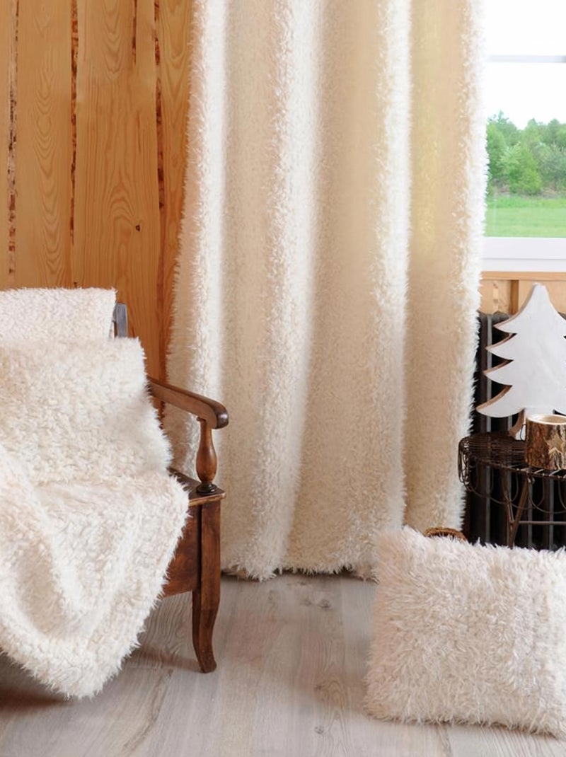 Housse de coussin mouton Blanc - Kiabi