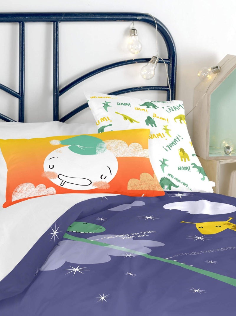 Housse de coussin My friend "Happyfriday" Blanc - Kiabi