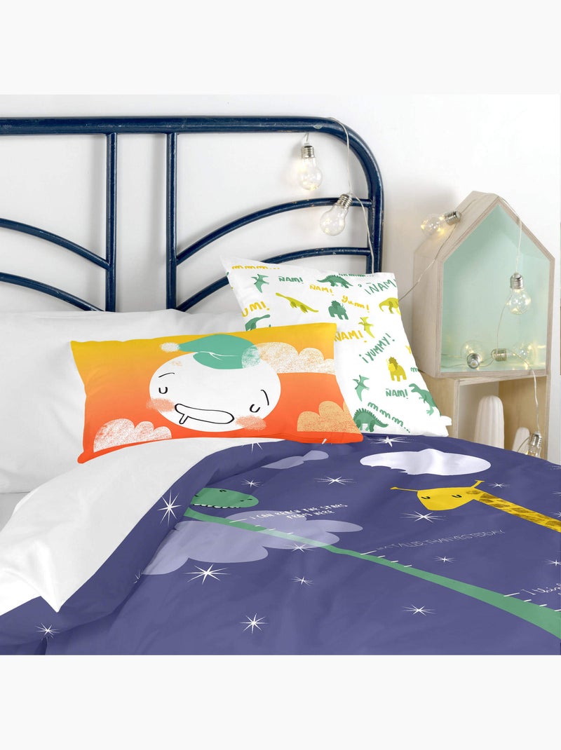Housse de coussin My friend "Happyfriday" Multicolore - Kiabi