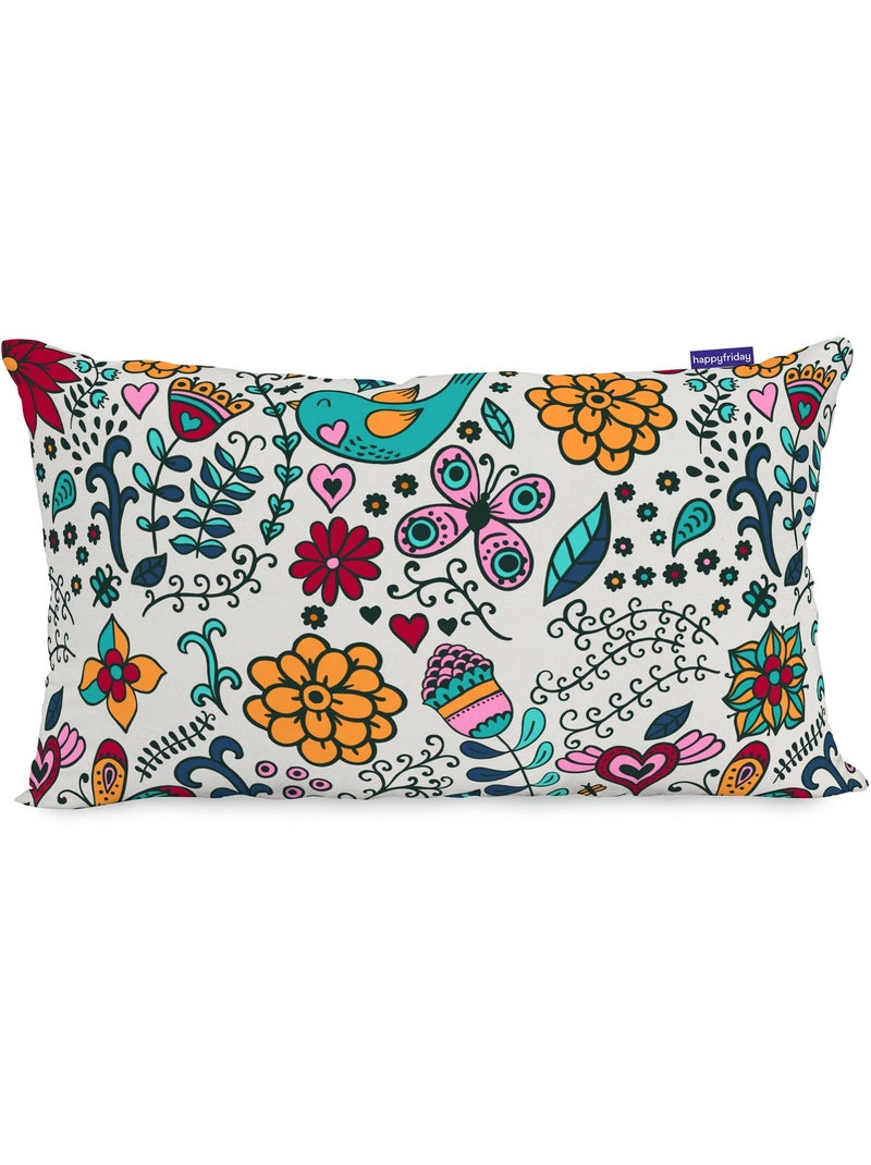 Housse de coussin Nanny "Happyfriday" Multicolore - Kiabi
