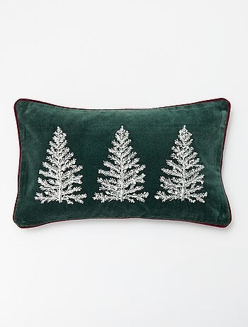 Housse de coussin Noël en coton 30 x 50 cm