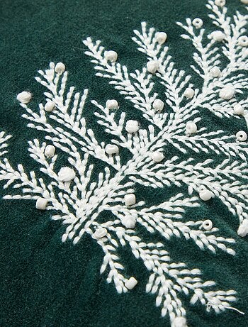 Housse de coussin Noël en coton 30 x 50 cm