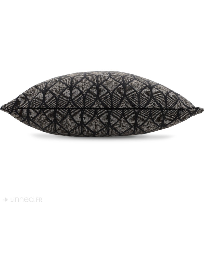 Housse de coussin NOUMEA Carré gris anthracite - Kiabi
